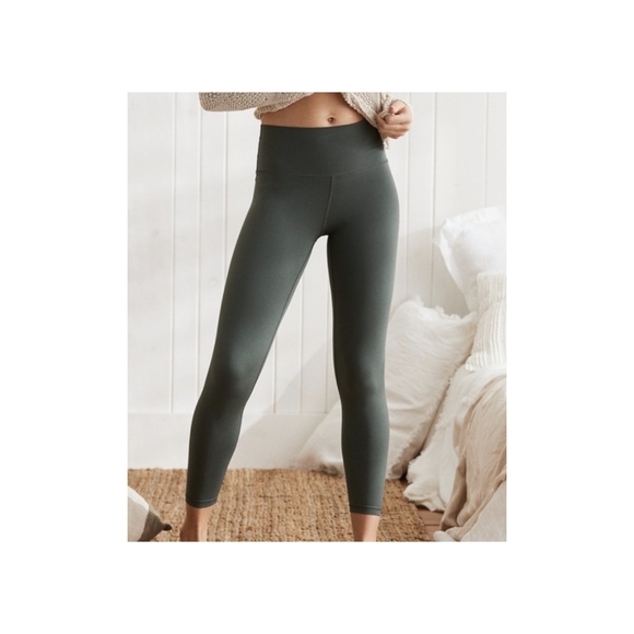 aerie Pants - Aerie Green High Rise Leggings
